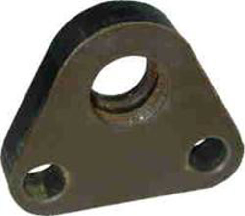 Fodplade for støtterør gennemgående - PHM5 PHM12 - rustfri