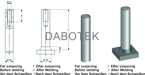 UD Stift Ø20X40 mm Matr. A2-50 efter EN ISO 13918